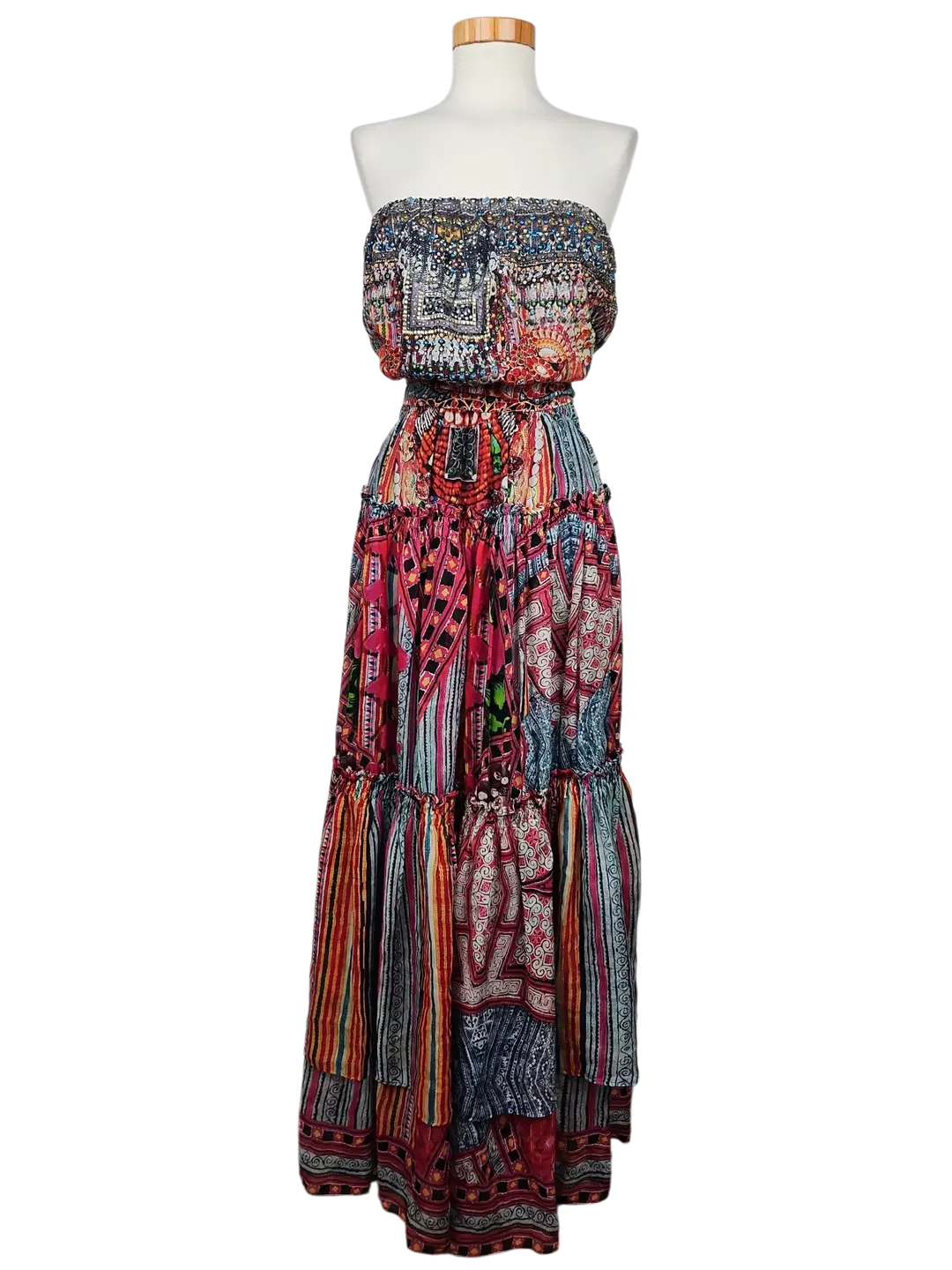 Camilla Damen Kleid (Seide), multicolor - Gr. M - Bild 1