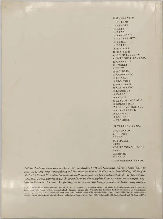 Buch "Lukas Cranach" von Bastei Galerie der großen Maler – Bild 2