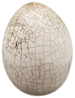 Dekoratives Osterei für den Garten - Keramik / ca. 11cm - Bild 1