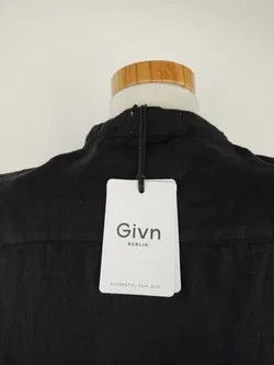 Givn Herren Leinenhemd schwarz - XL / 54 - Bild 4