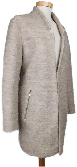 Esprit Damen Wollmantel, beige - Gr. L - Bild 2