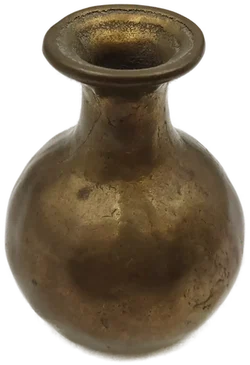 Vintage Deko-Vase aus massivem Messing