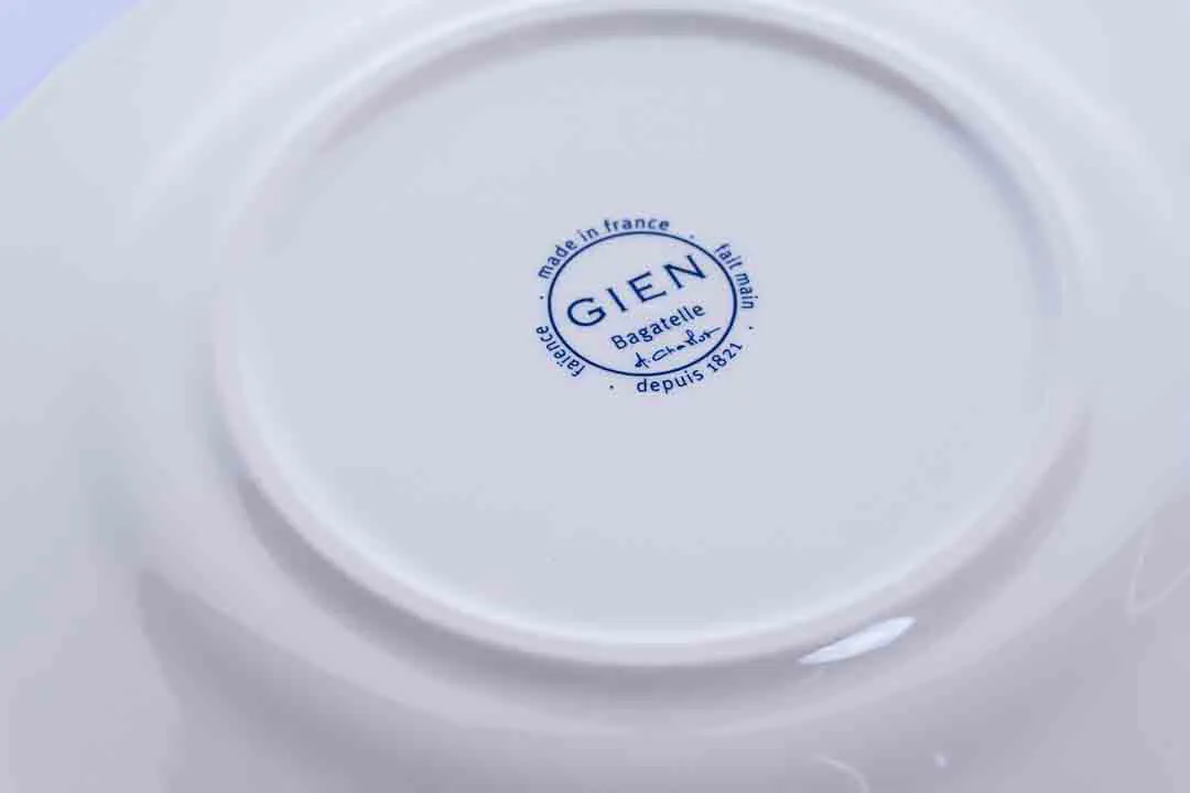 Gien Bagatelle Kaffee-/Tee-Untertassen und Dessertteller Set – Bild 3