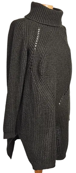 Strickpullover Damen, grün - Gr. M - Bild 2