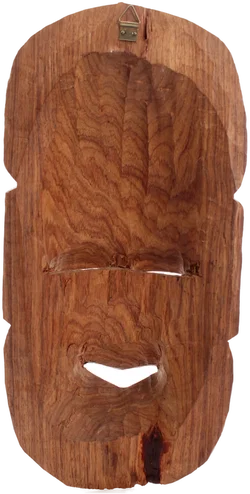 Afrikanische Holzmaske – handgeschnitzt – Wandmaske – ca. 34,5 cm - Bild 2