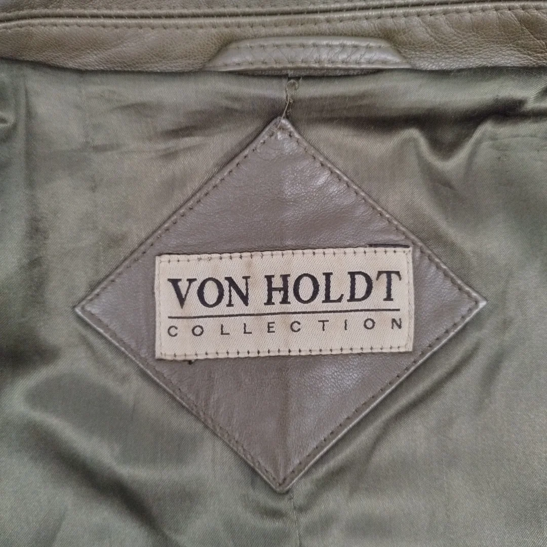Von Holdt Collection Ledermantel - XL, Futter 100% Viskose – Bild 4