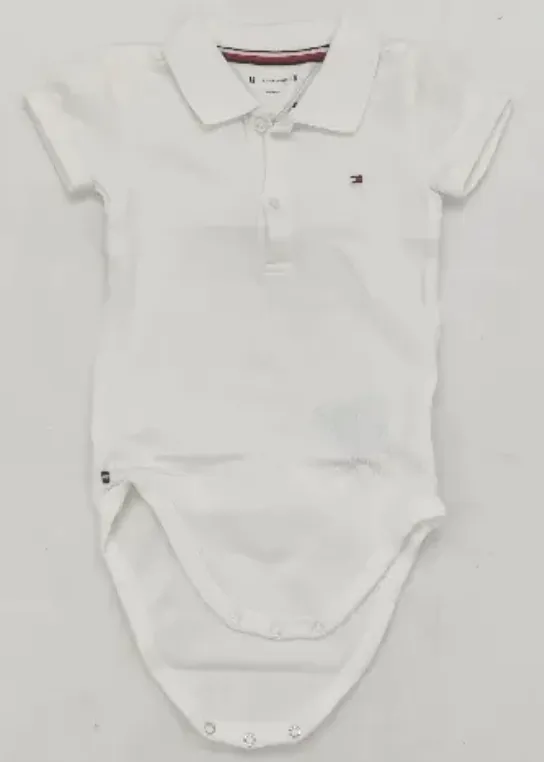 Tommy Hilfiger Babybody in weiß, Größe 86 / 12-18m - Bild 1