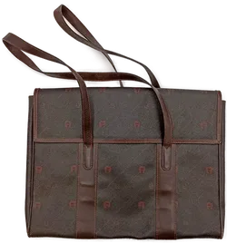 Aigner Damen Handtasche / Laptoptasche aus Leder braun - Bild 1