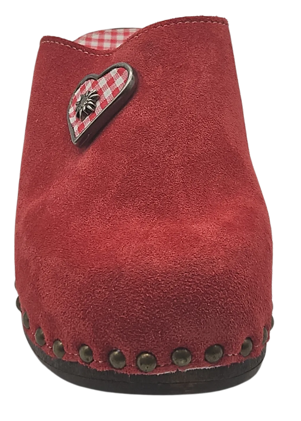 Alpenglück Damen Clog, rot/braun - Gr. 40 – Bild 3