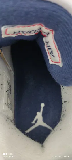 Air Jordan 4 Retro White/Midnight Navy für Herren, Größe 40 - Bild 8