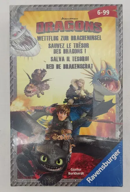 Ravensburger - Dragons - Wettflug zur Dracheninsel - Bild 1