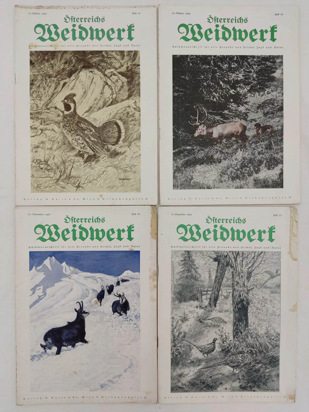 Österreichs Weidwerk - 18 Hefte - Jagdmagazin 1930 – Bild 5