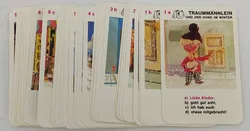 Vintage Kartenspiel (Quartett) 