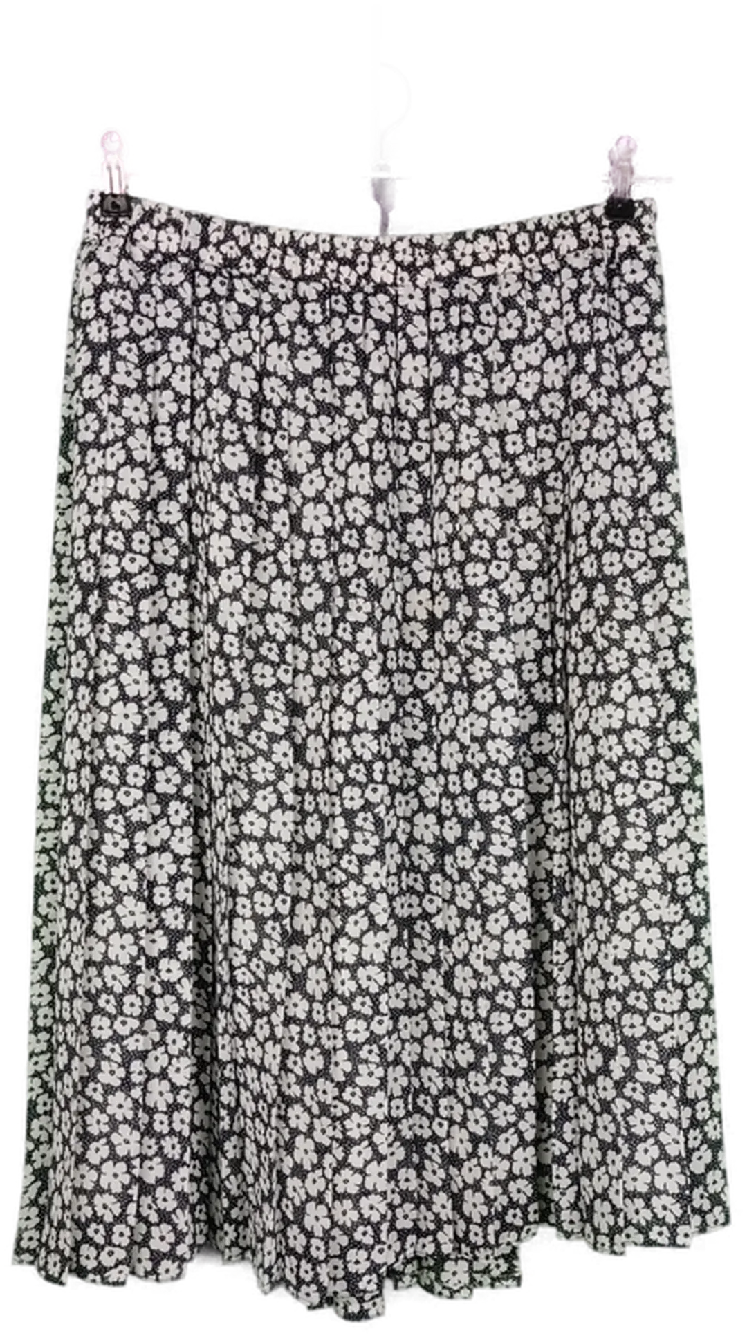 Frankenwälder Damen Rock dunkelblau/weiß geblümt - XL/42/44 - Bild 4