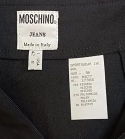 Moschino Damen Rock schwarz Gr. M - Bild 5