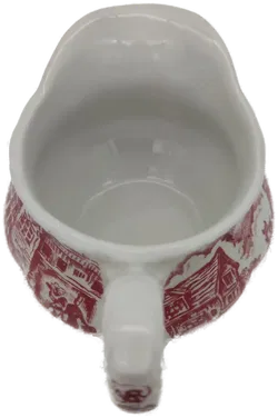 Royal Tudor Milchkännchen rot England - Bild 3