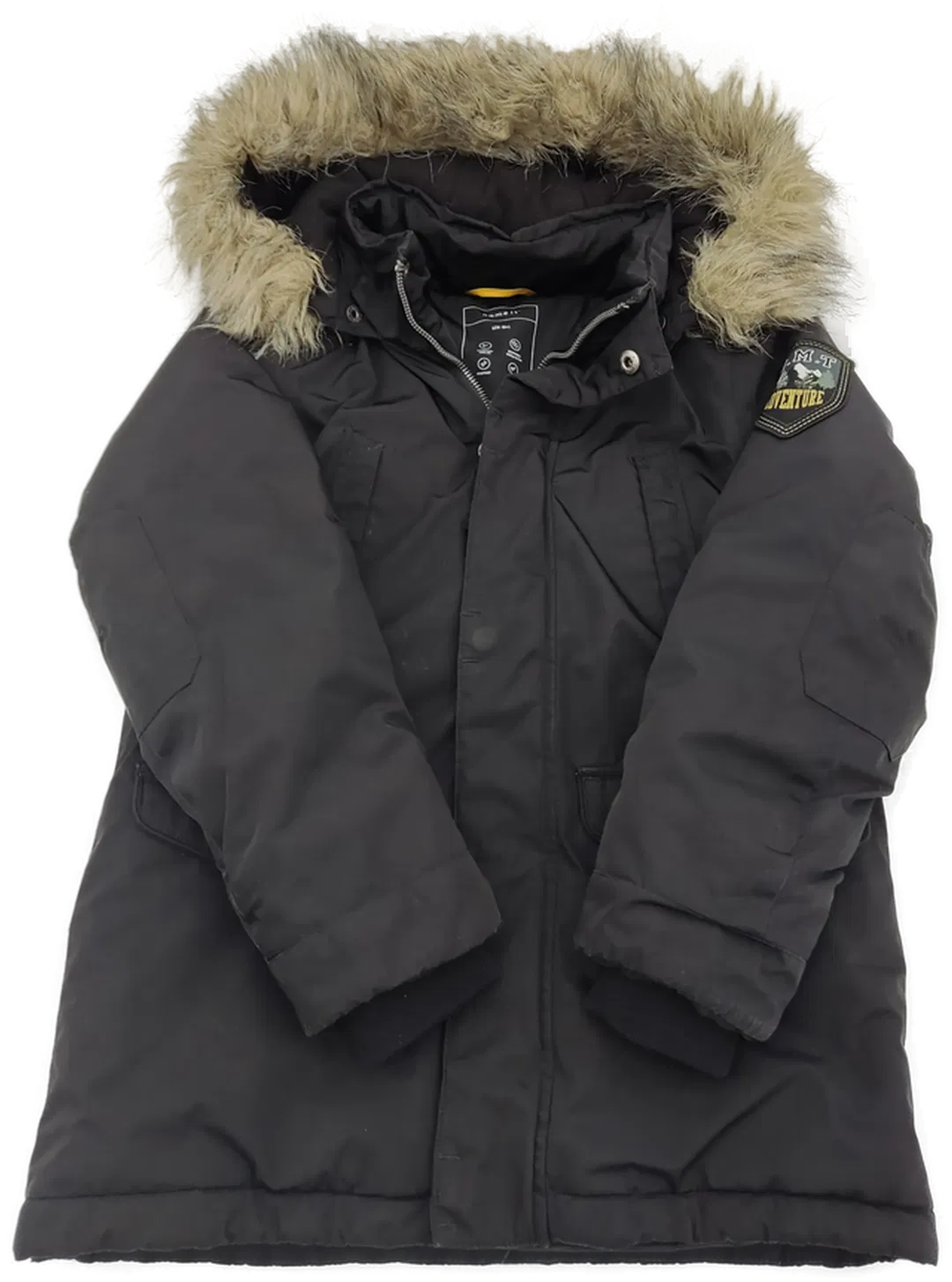 Name it Kinder Winter Jacke schwarz Gr. 128 - Bild 4