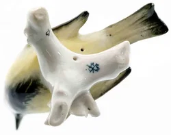 Karl Ens Porzellanfigur – Kohlmeise, handbemalt, ca. 10 cm, Deutschland – Vorschau 2