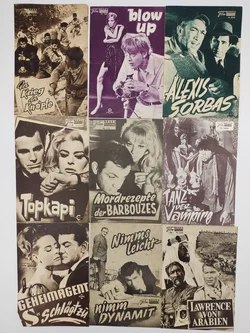 10x Vintage Filmprogramme 1960er - Blow Up, Topkapi etc - Bild 2