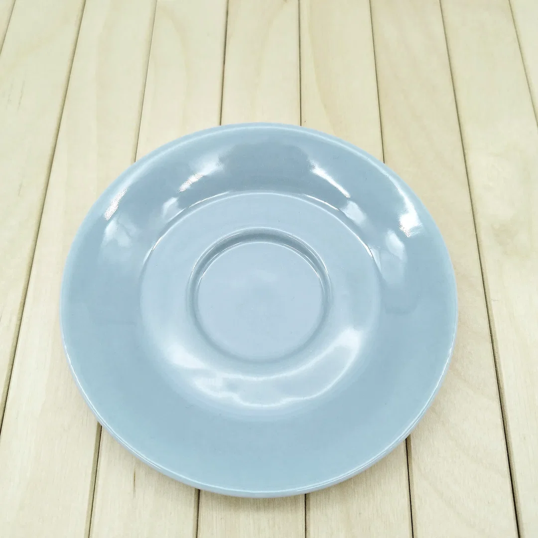 Mokkatasse, Lilien Porzellan, Daisy, Nr. 9/12, graublau, 2 tlg.  – Bild 3