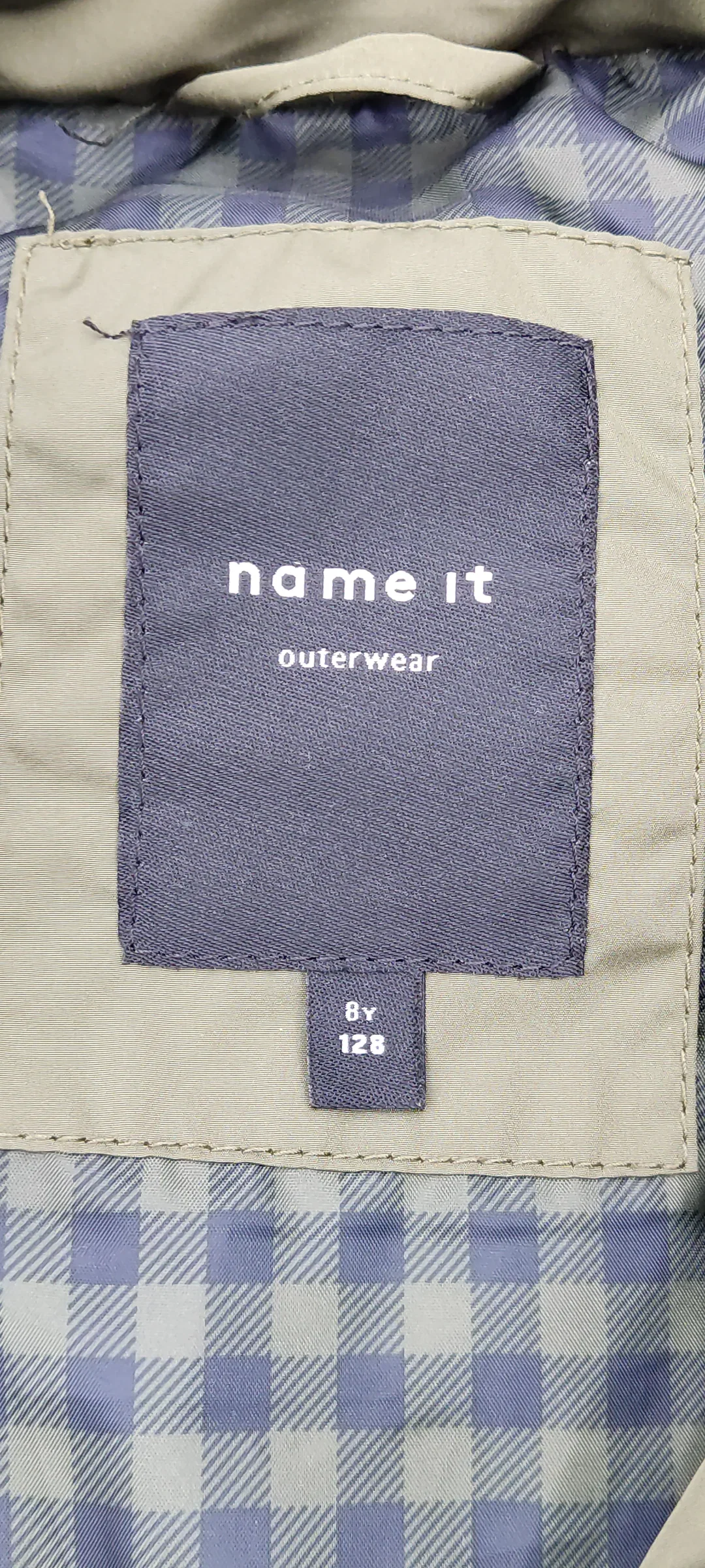 Name It Kinder Steppjacke oliv Gr. 128 – Bild 2