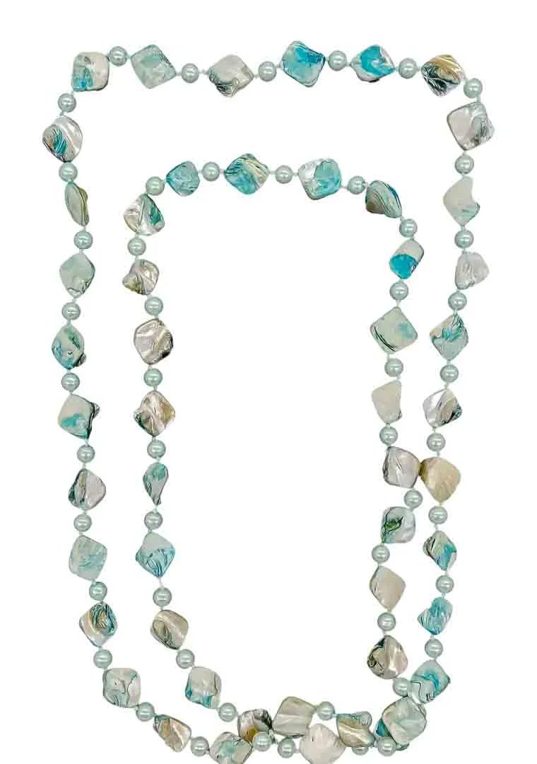 Muschel-Perlen Halskette - Bild 4