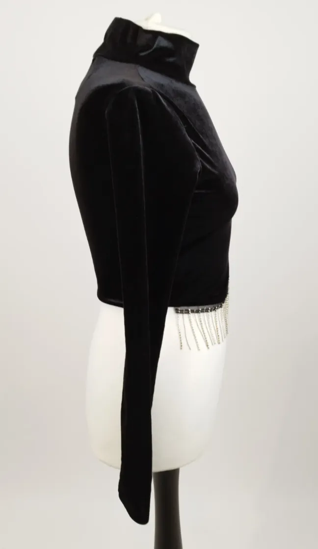 KOTON rollkragen-Pullover mit Stein-Details - Gr. XS / 89% Polyester, 11% Elasthan – Bild 2