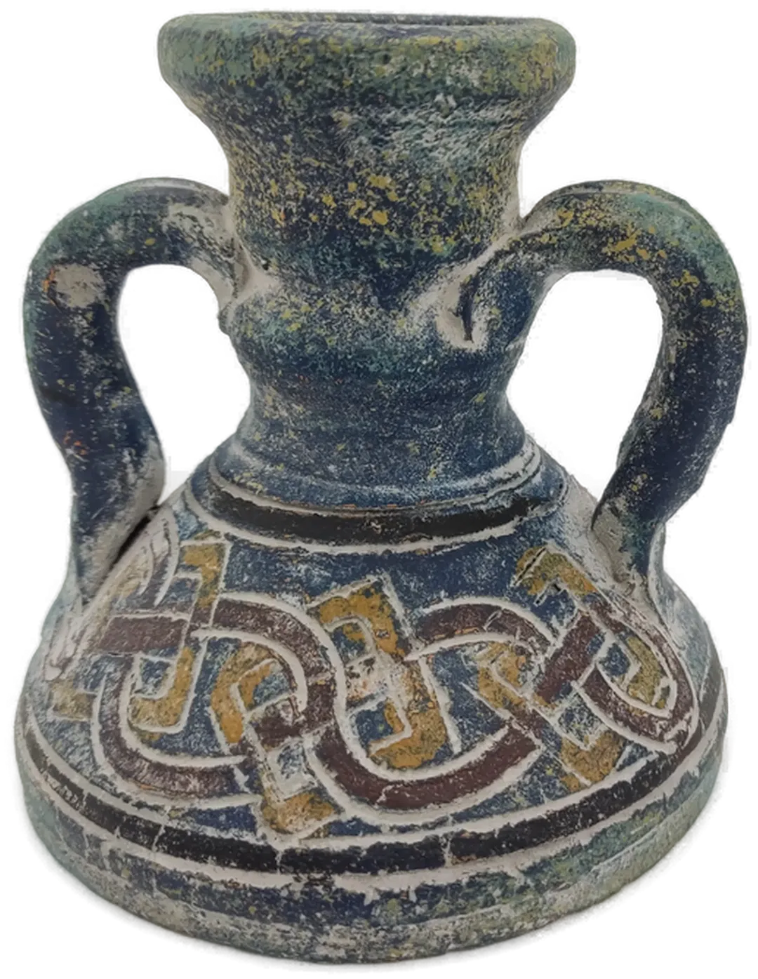 Terrakotta Blumenvase / Kerzenständer - Bild 4