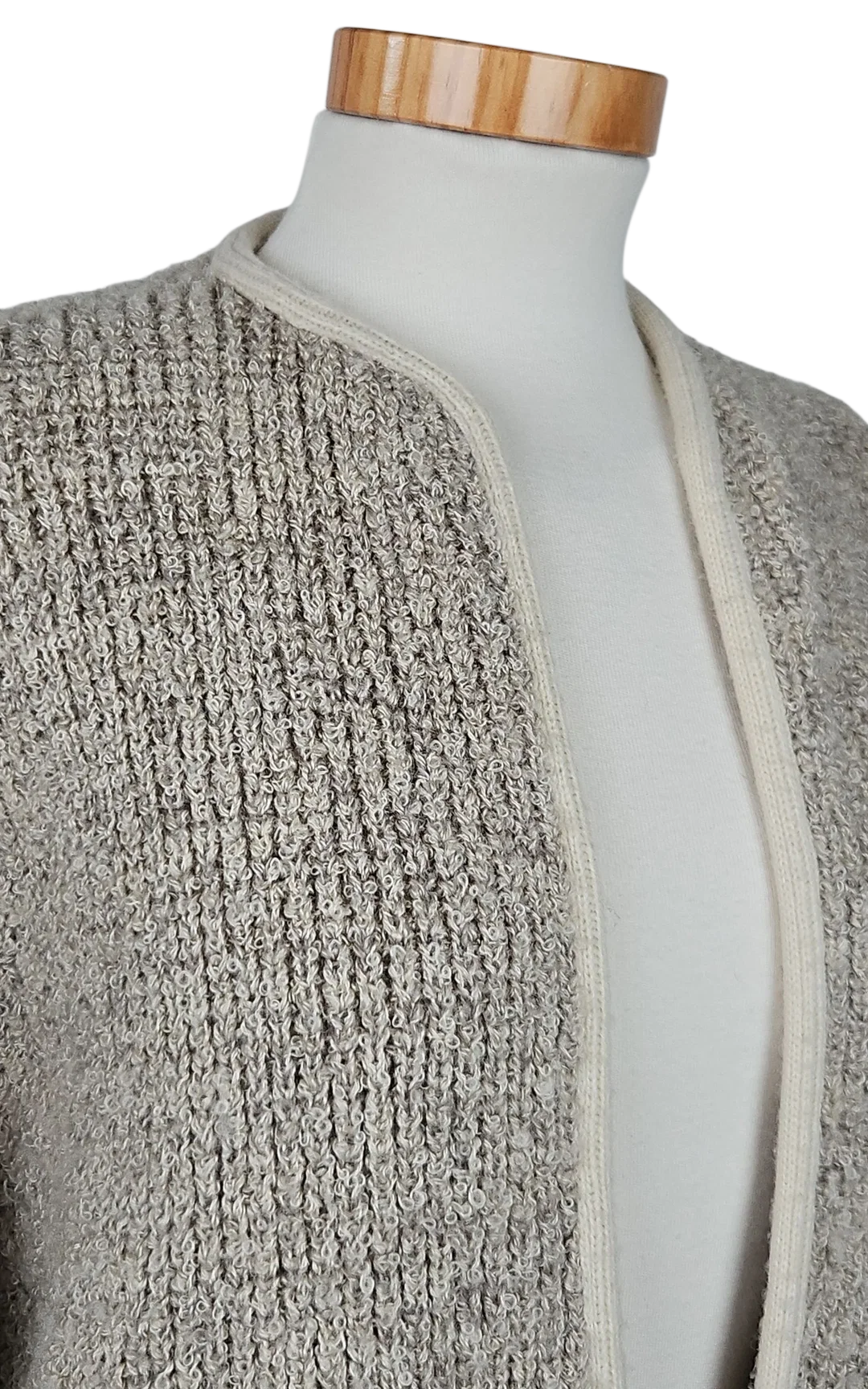 ADELE JOYCE Vintage Damen Weste, beige - Gr. S  – Bild 4