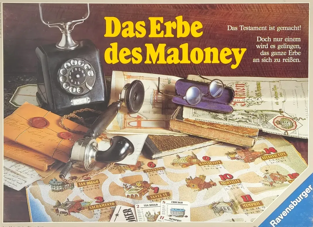 Das Erbe des Maloney - Vintage Gesellschaftsspiel - Ravensburger  - Bild 1