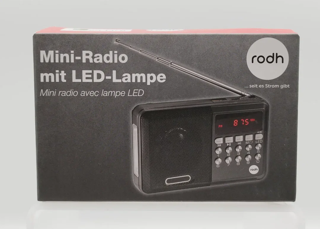Tragbares FM Radio USB & LED | Kompakter Begleiter - Bild 4