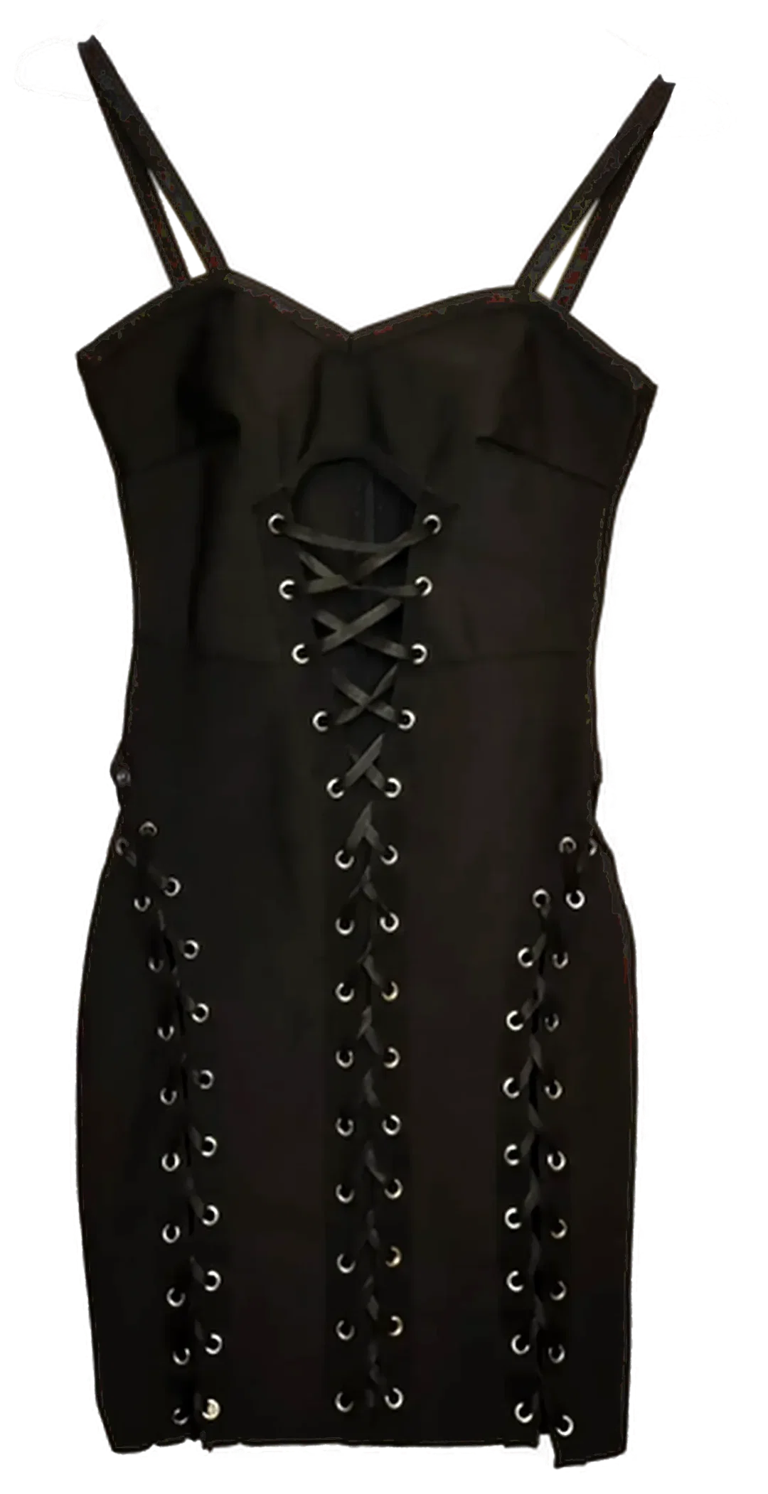 Missguided Damen Stretch-Minikleid schwarz Gr. XXS - Bild 1