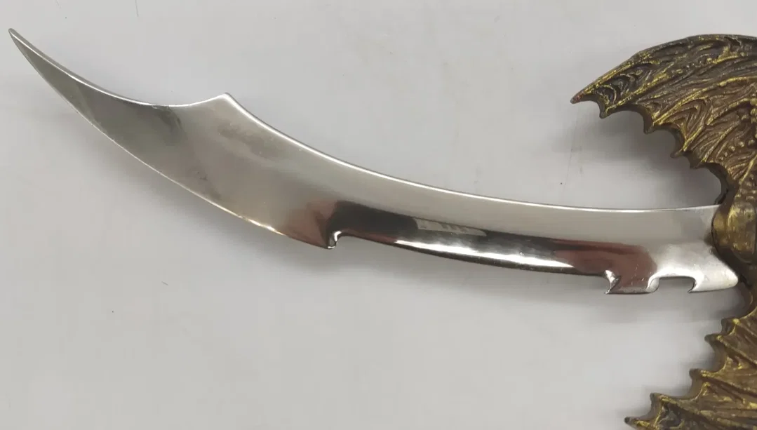 Deko-Dolch (Ritualdolch Athame) aus Metall Länge ca 41cm – Bild 3