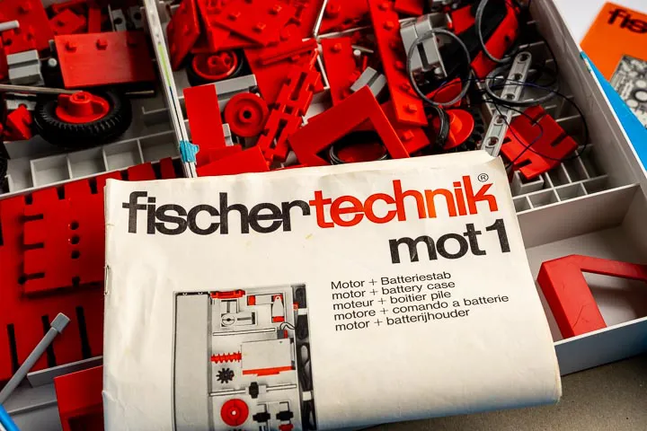 FISCHER TECHNIK Grundkasten 200 + Mot1 – Bild 3