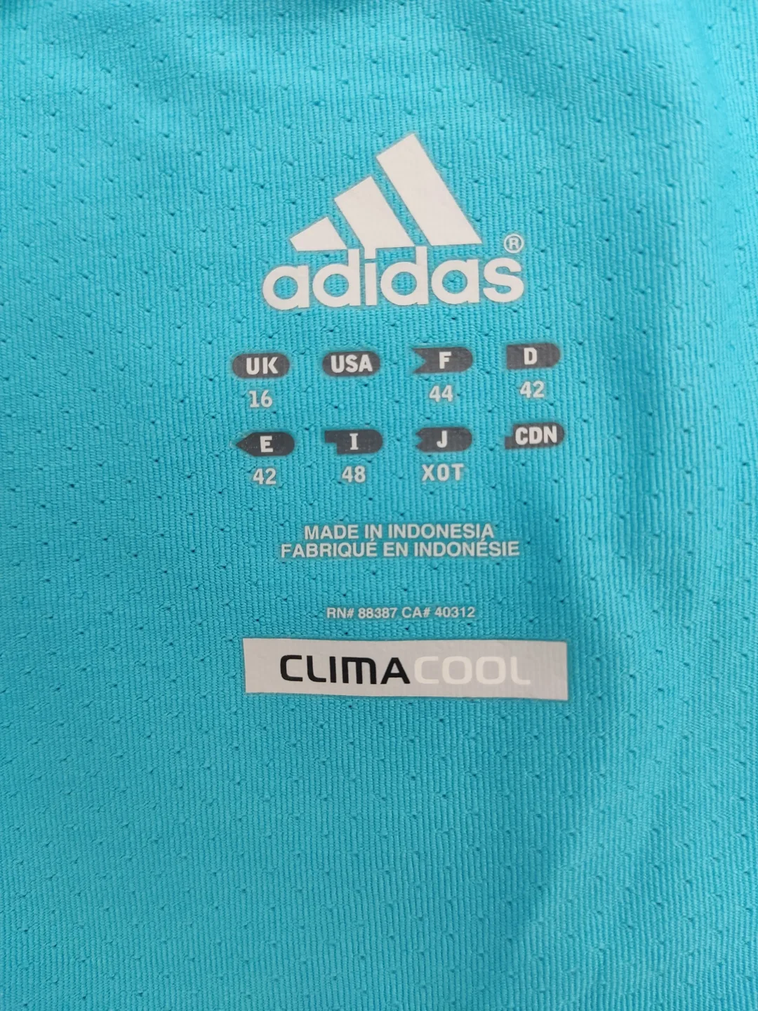 Adidas Damen Shirt türkis Gr.42 – Bild 5