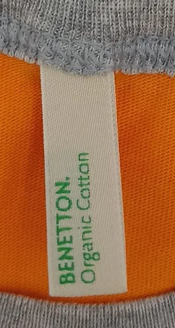 Benetton Kindertop orange Gr. XS – Vorschau 3