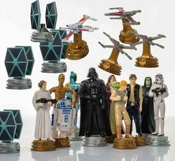 Star Wars 3D Chess Game, lizenziertes Schachspiel mit Figuren Lucasfilm
