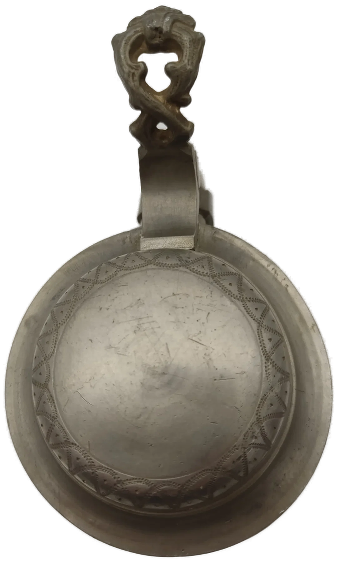 Bierkrug Steinzeug mit Geprägter Zinndeckel  1 L | Mit Charakterspur – Bild 12