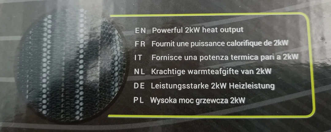 ewt CERAMIC C120TLS - Keramik Heizlüfter (OVP) – Bild 6