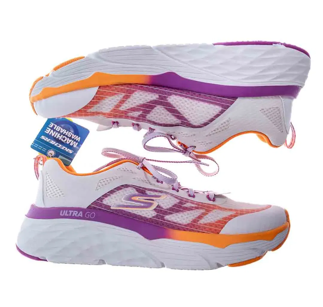 Skechers Max Cushioning Ultra Go Sneakers/Laufschuh in weiß-orange, Größe 39,5 - Bild 4