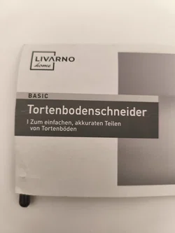 Livaron home, Tortenbodenschneider, neu – Vorschau 2
