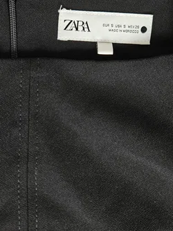 Zara Damen Minikleid, schwarz - Gr. S  - Bild 4