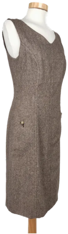 s.Oliver Damen Etuikleid, braun - Gr. S - Bild 2