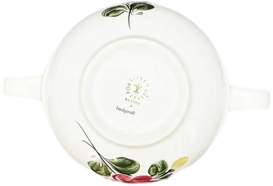 Lilienporzellan Austria - Alpenflora Suppentasse – Bild 7