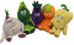 11 Stk. Plüschfiguren, Sammlerstücke, Goodness Gang "Gemüse" – Vorschau 3