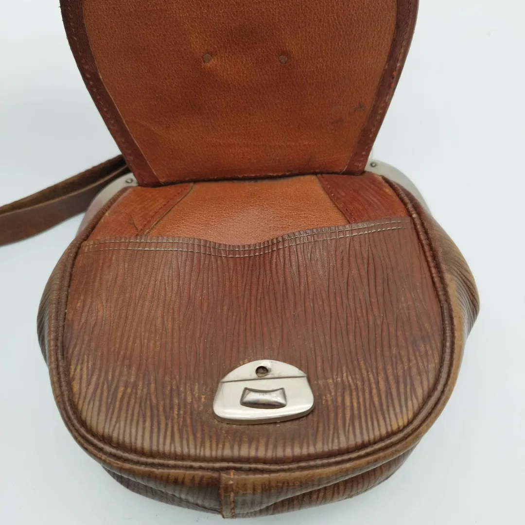 Vintage Schaffnertasche Leder | Einmaliges Unikat – Bild 5