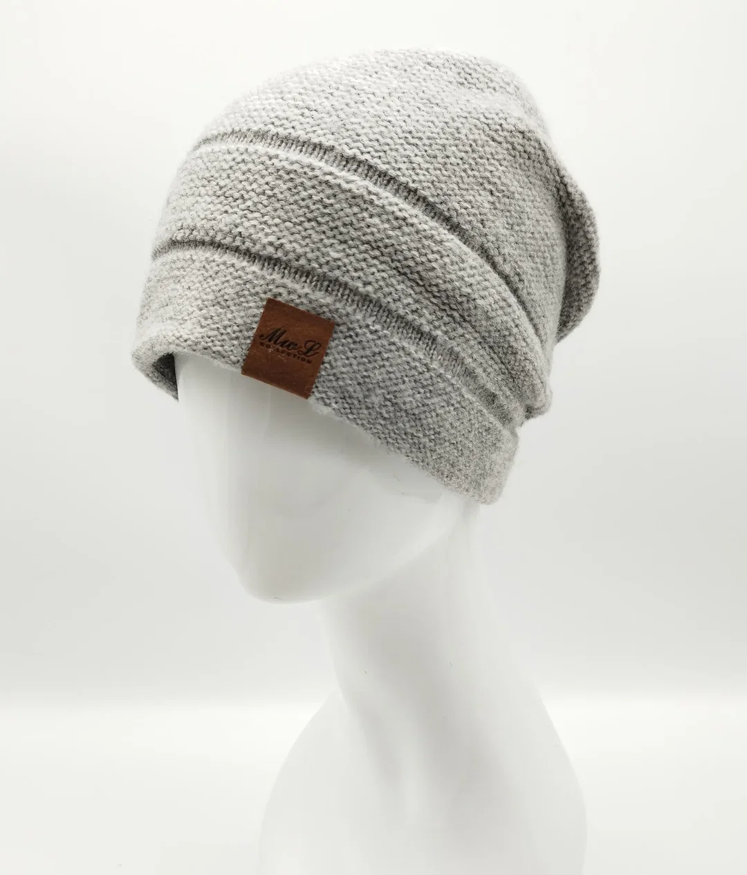 Strickmütze, Made with Love Collection, grau  – Bild 1