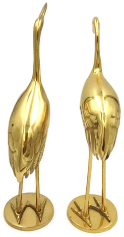 Gilde Handwerk 2 Messing Tierfiguren 