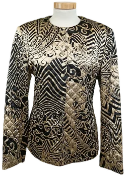 Gerry Weber Damen Jacke gold/schwarz Gr. M - Bild 1