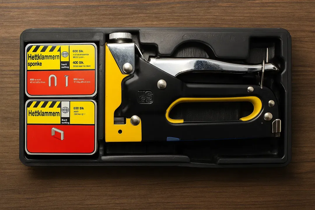 WORKZONE Handtacker 3-in-1 Set – inkl. Heftklammern & Nägel – im Koffer - Bild 4